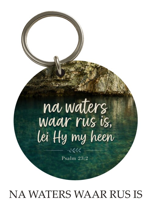 Na Waters waar Rus is KeyPix keyring
