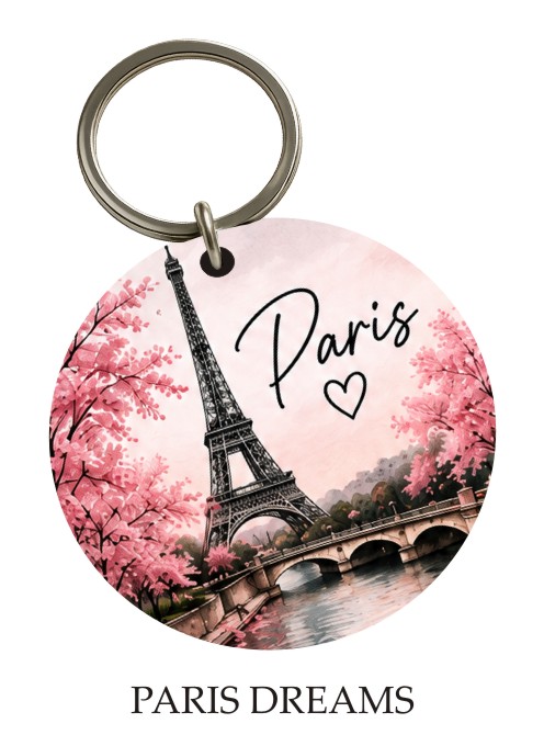 Paris Dreams KeyPix keyring