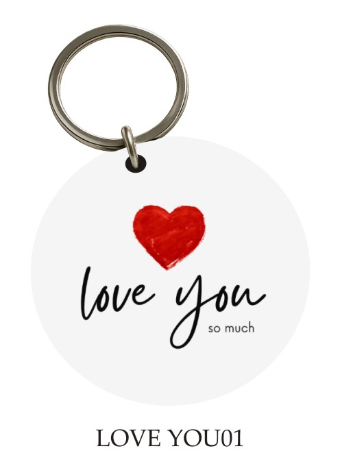 Love You So Much KeyPix keyring