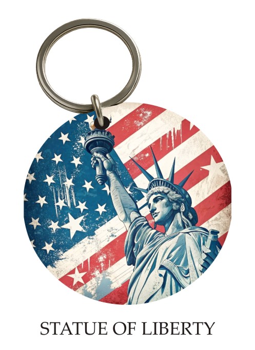 Statue of Liberty KeyPix keyring