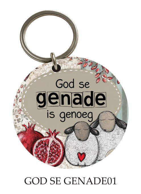 God se Genade is Genoeg KeyPix keyring